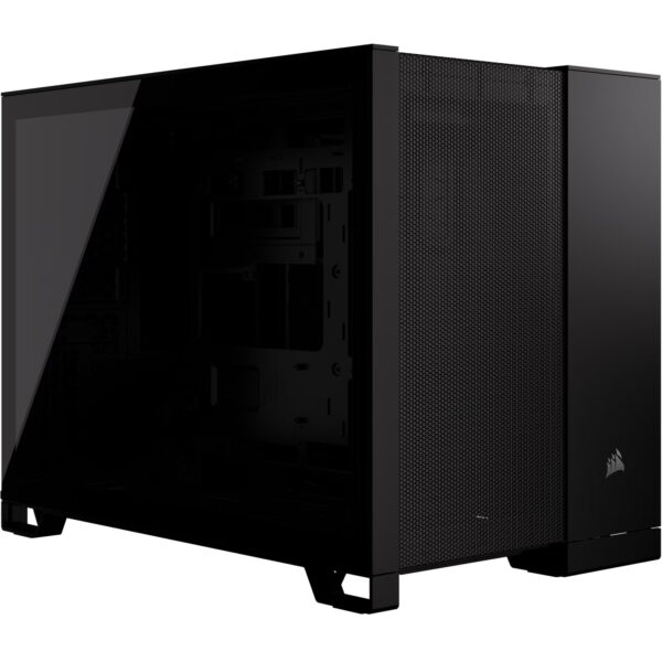 1-216-1-3 מארז Corsair 2500D AIRFLOW Mini-Tower mATX NO FANS Black