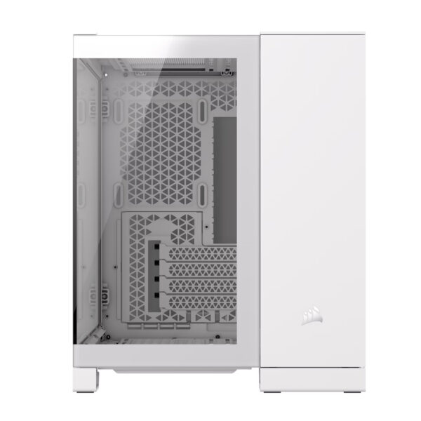 3-102-1-1 מארז Corsair 2500X Mini-Tower mATX Tempered Glass NO FANS White