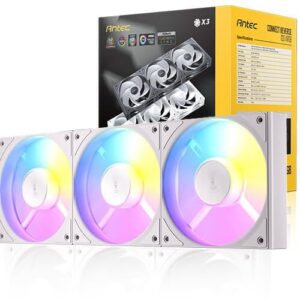 מאווררים למארז ANTEC Connect C120 Reverse ARGB WHITE 3PK