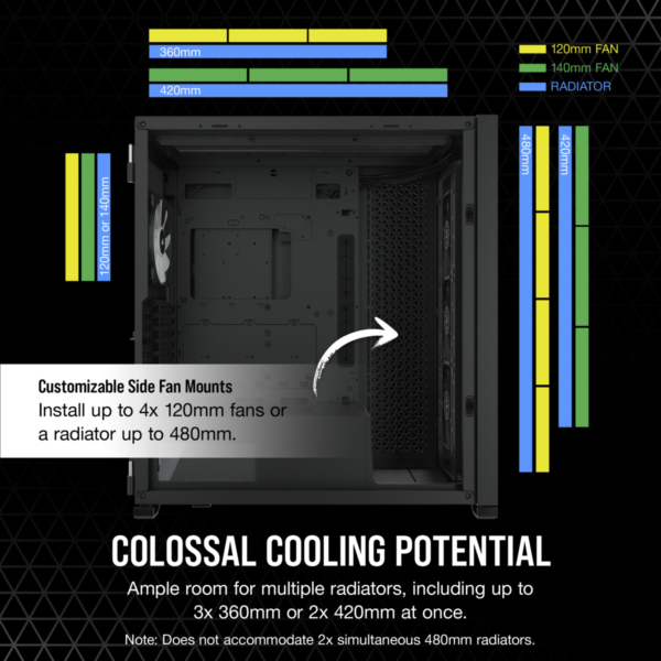 7000X-RGB-black-03 מארז CORSAIR iCUE 7000X RGB Tempered Glass Full-Tower ATX BLACK