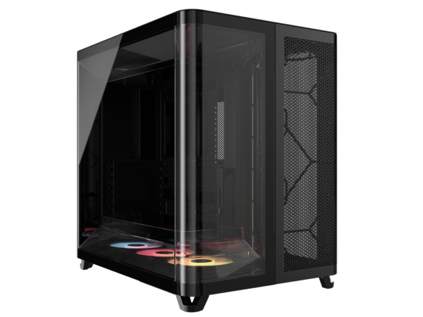 AIR_5400_RS-R_ARGB_BLACK_01_HERO-5 מארז CORSAIR AIR 5400 RS-R ARGB Triple Chamber 3x Fans Include Bl