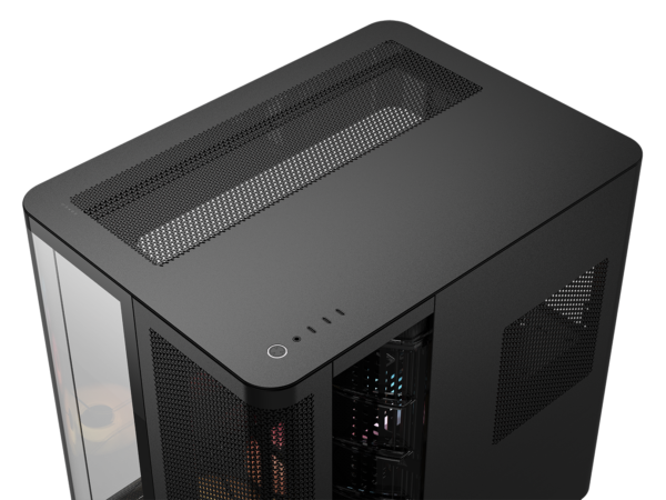 AIR_5400_RS-R_ARGB_BLACK_12_TOP_IO-1 מארז CORSAIR AIR 5400 RS-R ARGB Triple Chamber 3x Fans Include Bl