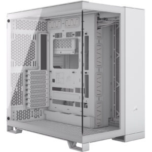 מארז Corsair 6500X Mid-Tower E-ATX Tempered Glass Case White