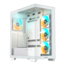 מארז לבן GIGABYTE C500 PANORAMIC STEALTH ICE Mid-Tower ATX