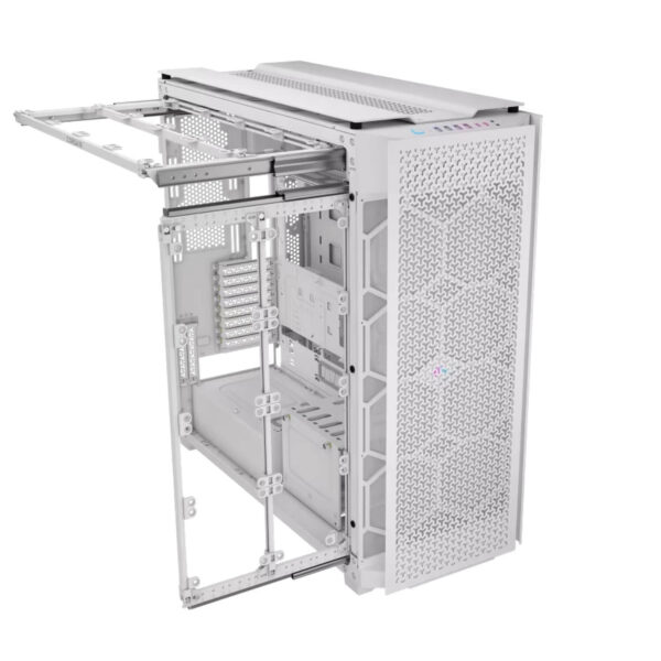 XZHz6S9xut-1-1-1 מארז לבן Corsair 9000D Airflow E-ATX Super-Tower Type-C InfiniRai