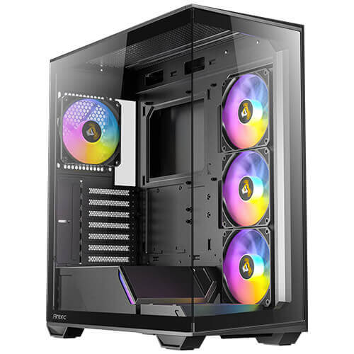 gallery-c3-argb-black-01-4 מארז שחור Antec C3 ARGB Mid-Tower ATX 4x ARGB FANS Incl Type-C