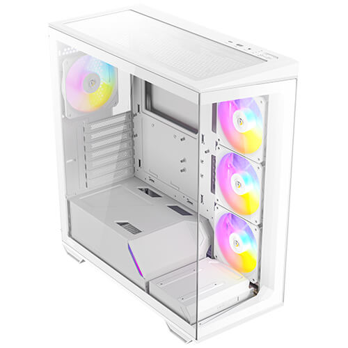 gallery-c3-argb-white-04-1 מארז לבן Antec C3 ARGB Mid-Tower ATX 4x ARGB FANS Incl Type-C