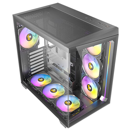 gallery-c5-argb-black-04-1 מארז שחור Antec C5 ARGB Mid-Tower ATX 7x ARGB FANS Incl Type-C