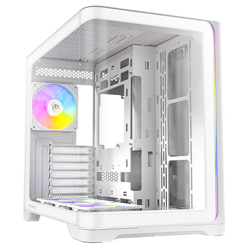 gallery-c5-curve-argb-white-02-1 מארז לבן Antec C5 Curve ARGB Mid-Tower ATX 4x ARGB FANS Type-C