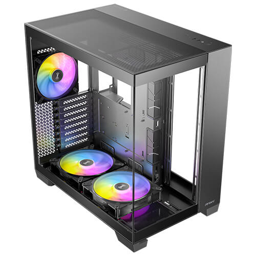 gallery-c8-argb-04-1 מארז שחור Antec C8 RGB E-ATX Mid-Tower 3X ARGB FANS Incl Black