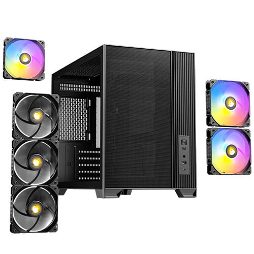 gallery-flux-m-15 מארז Antec Flux M Mid Tower Micro-ATX ARGB Type-C 3.2