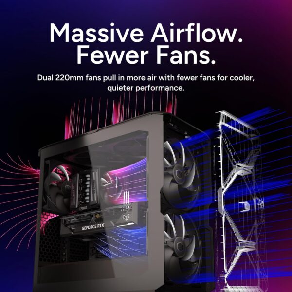 haf_20II_20500_202-2 מארז Cooler Master HAF II 500 ATX High Airflow 3 Fans