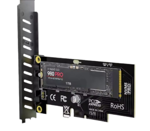 כרטיס הרחבה PCIe x4 to M.2 Adapter Support 2280 M.2