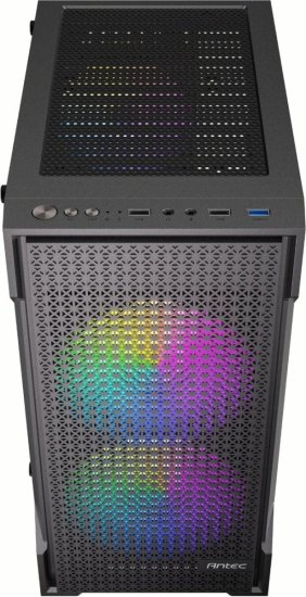 vx100M_20ARGb_202-1 מארז Antec VX100M ARGB 3X ARGB 120mm Fan Micro-ATX Mini Tower